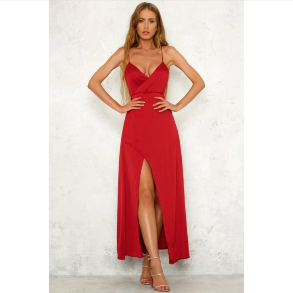 Red Evening Gown